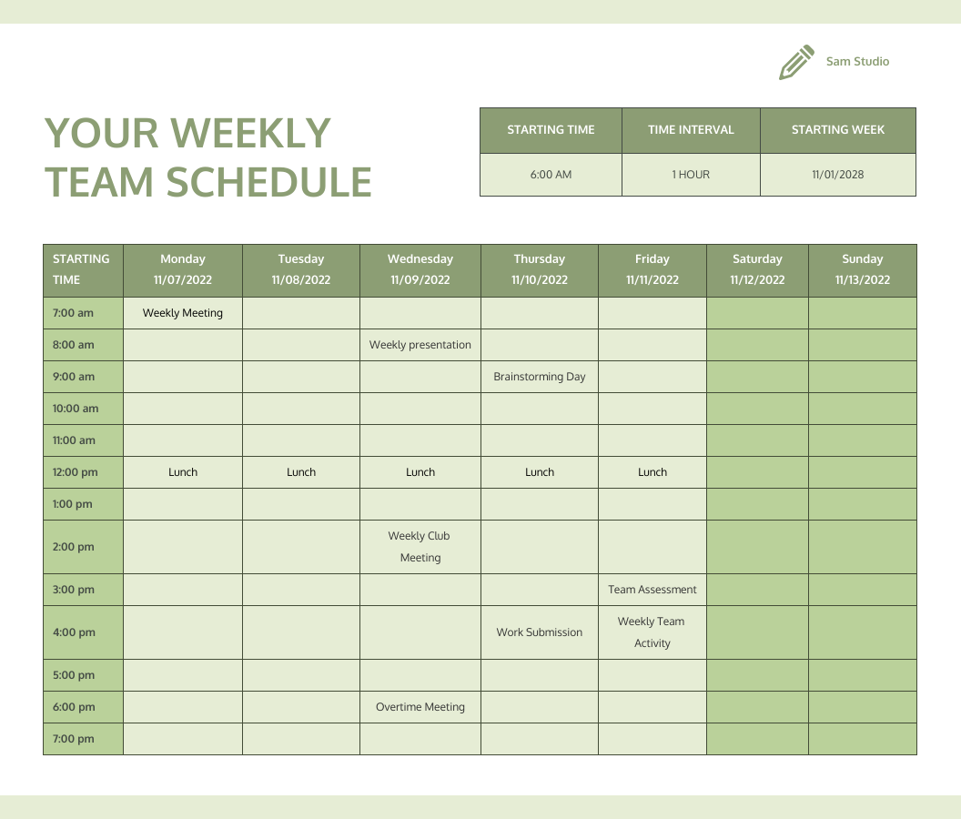 Free printable work day schedule - kotistack Free printable work day schedule - kotistack