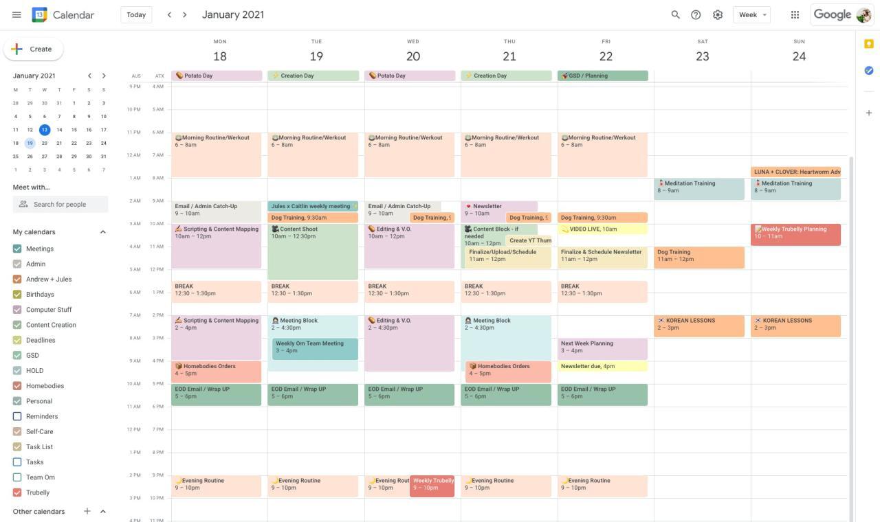 How to Organize Your Life with Google Calendar - Becky Squire How to Organize Your Life with Google Calendar - Becky Squire