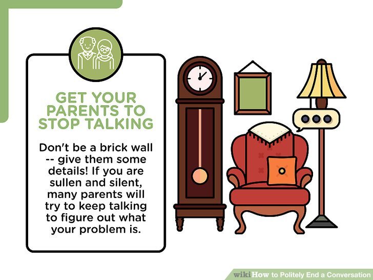 3 Ways to Politely End a Conversation - wikiHow 3 Ways to Politely End a Conversation - wikiHow