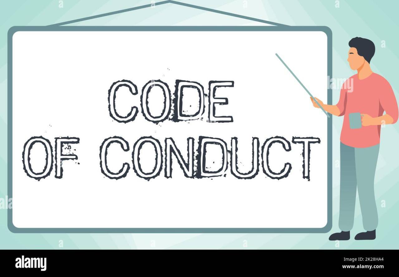 Conceptual display Code Of Conduct. Business concept Ethics rules moral ... Conceptual display Code Of Conduct. Business concept Ethics rules moral ...